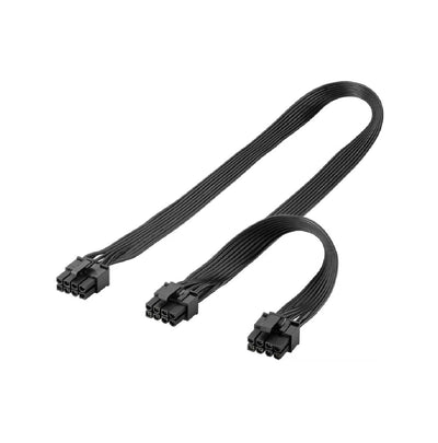 Goobay PCIe-Stromkabel 8-Pin Stecker auf Dual 6+2-Pin