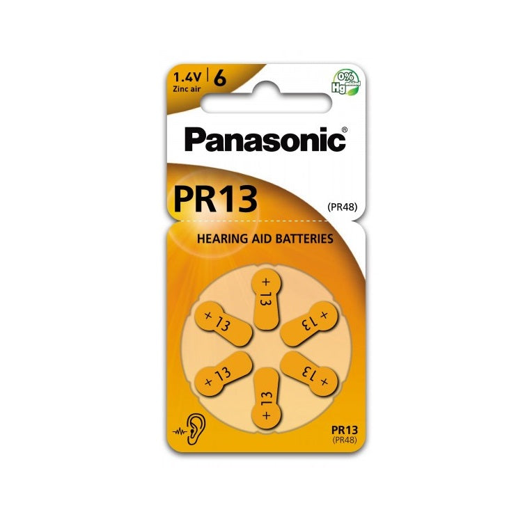 PANASONIC Zink-Luft PR13 – (6 Stk.)