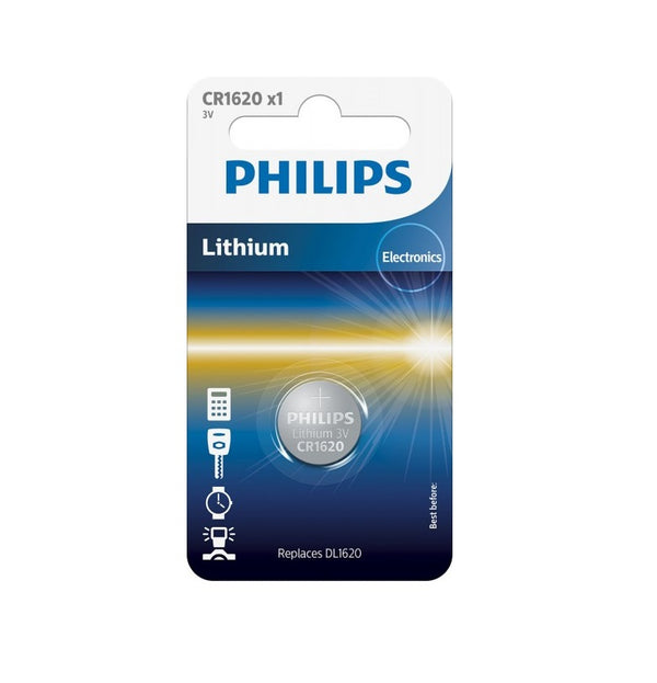 PHILIPS Lithium CR1620 – (1 Stk.)