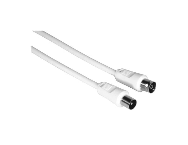 Hama 75 dB Koax-Stecker auf Koax-Kupplung – Zuverlässige Antennenverbindung