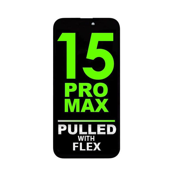 iPhone 15 Pro Max Pulled With Flex OLED Assembly Display Bildschirm