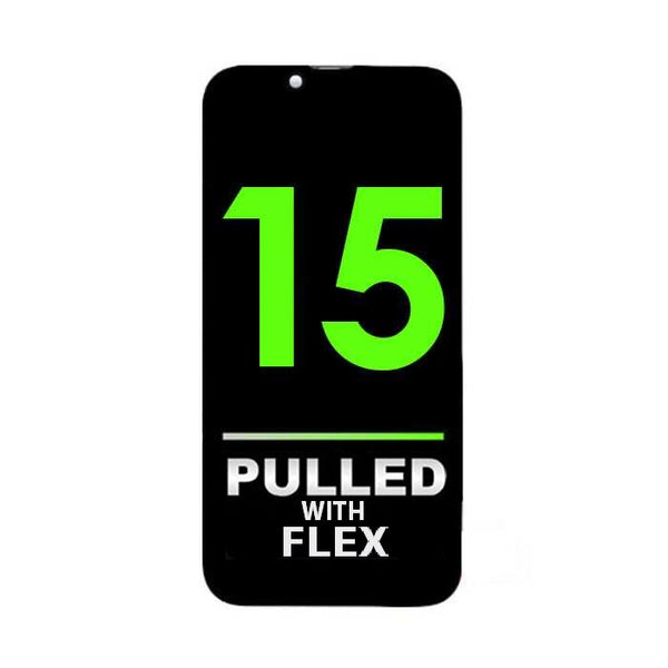 iPhone 15 Pulled With Flex OLED Assembly Display Bildschirm