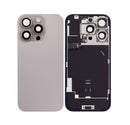 Back Glass + W/Small Component Vormontiert für iPhone 16 Pro Max (Natur Titan)