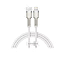 Baseus USB-C auf Lightning Kabel 2m USB 2.0 Weiß (CATLJK-B02)