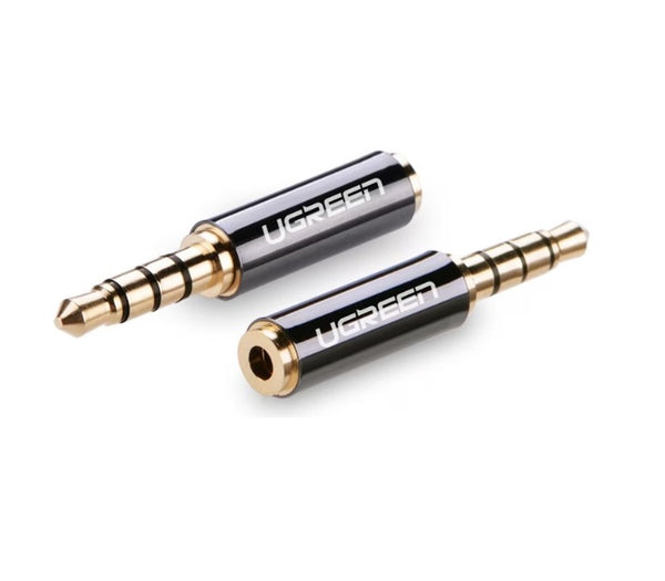 UGREEN 3,5mm Stecker auf 2,5mm Buchse Audioadapter – Schwarz