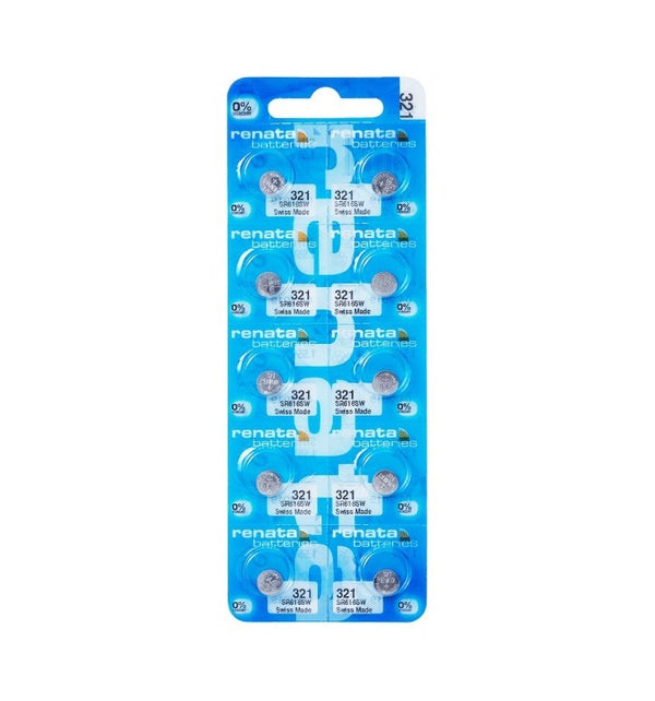 RENATA Uhrenbatterie 321 – (10 Stk.)