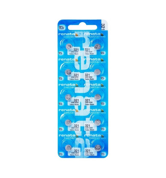 RENATA Uhrenbatterie 321 – (10 Stk.)