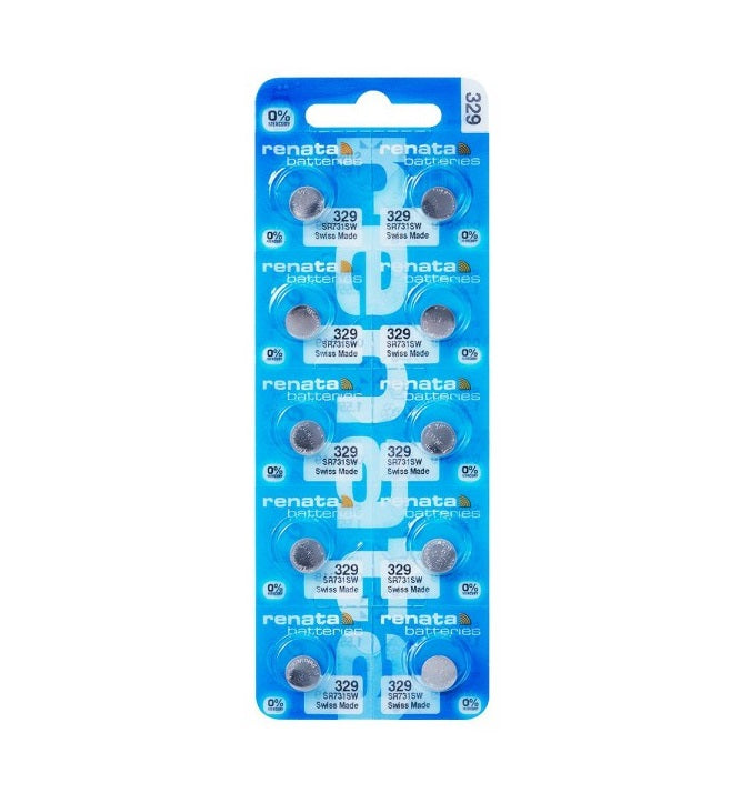 RENATA Uhrenbatterie 329 – (10 Stk.)
