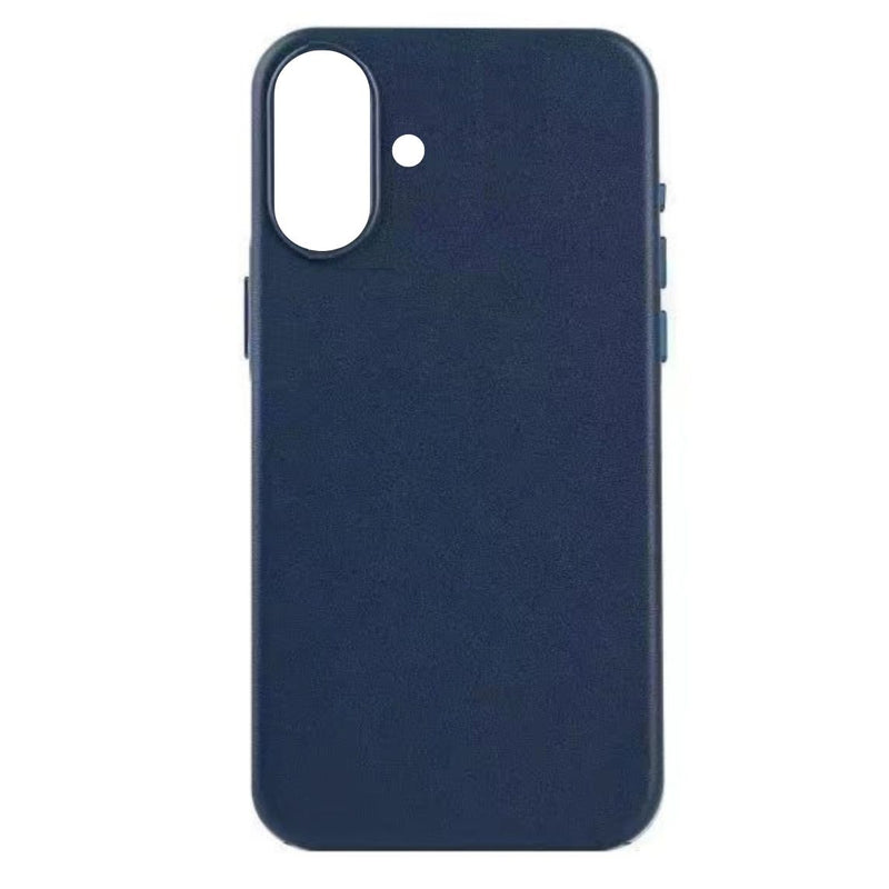 Echtleder Case Hülle Mit MagSafe für iPhone 16 Plus - Blau