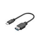 Goobay USB-C-zu-USB-A Adapterkabel, 20 cm