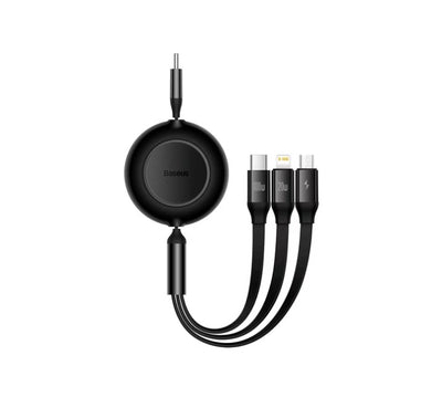 Baseus 3-in-1 Multiladekabel 1.1m USB 3.2 Schwarz (CAMJ010201)