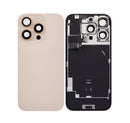Back Glass + W/Small Component Vormontiert für iPhone 16 Pro Max (Wüsten Titan)