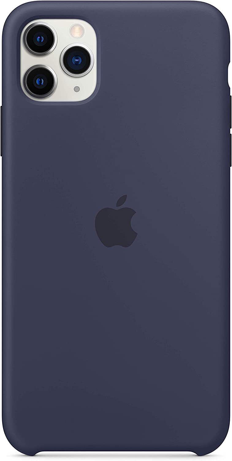 iPhone 11 Pro Max Apple Silicone Case MWYW2ZM/A - Midnight Blue