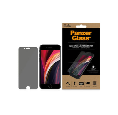 PanzerGlass Privacy Displayschutz (1 Stück) für iPhone 7, iPhone SE, iPhone 6s, iPhone 8, iPhone 6