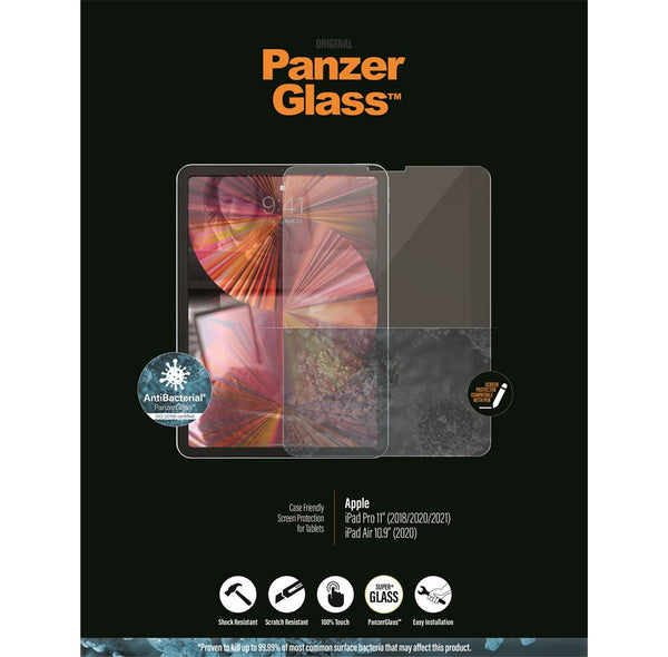 PanzerGlass Displayschutz 1 Stück, iPad Pro 11 2020 (2. Gen), iPad Pro 11 2021 (3. Gen), iPad Air 2020 (4. Gen), iPad Air 2022 (5. Gen), iPad Pro 11 2018 (1. Gen)