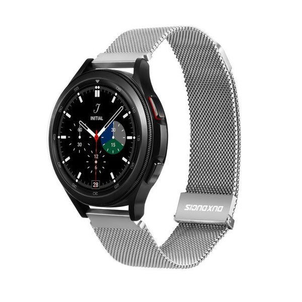 Dux Ducis-Armband (Milanese-Serie) für Samsung Watch 20 mm – Silber
