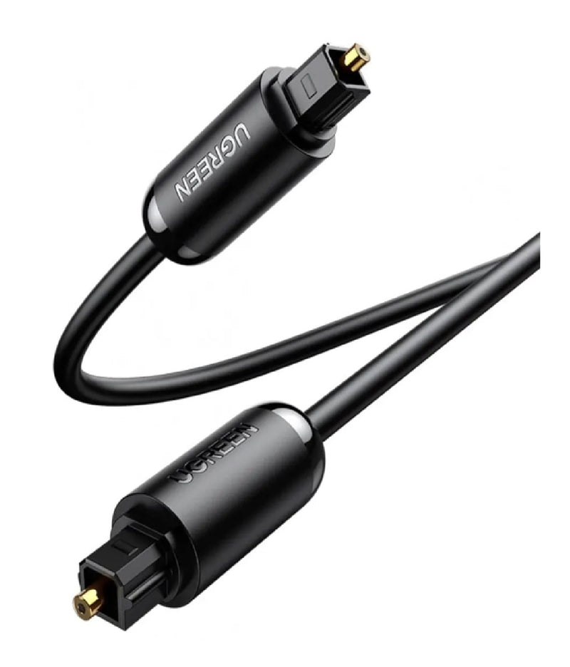 UGREEN Toslink Optisches Digital SPDIF Audiokabel 1 m – Schwarz