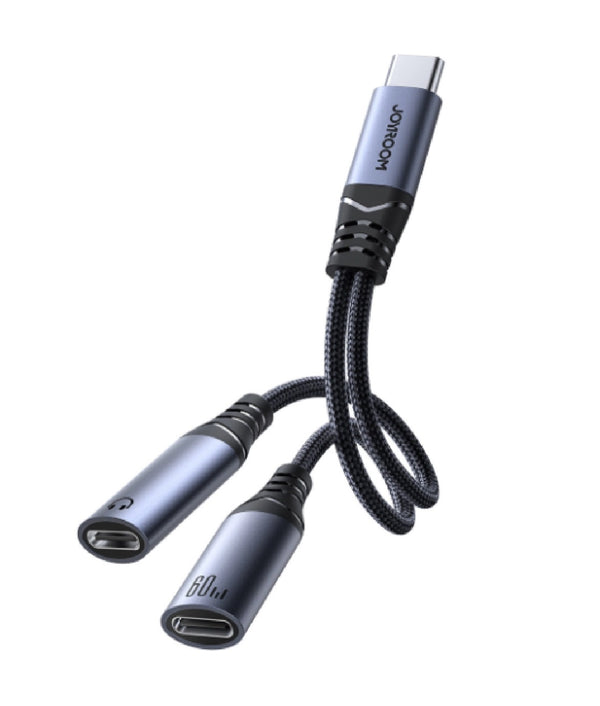 Joyroom 2-in-1 USB-C Audioadapter – Dual USB-C Anschlüsse (SY-C03)