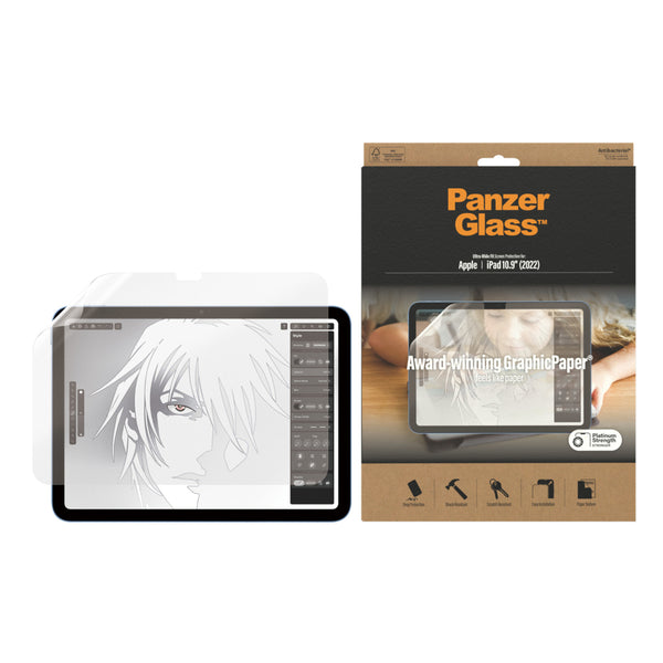 PanzerGlass UWF GraphicPaper 1 Stück, iPad 2022 (10. Gen)