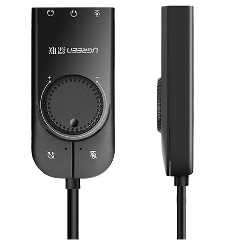 UGREEN Externer USB Soundadapter USB-A Plug & Play – Schwarz