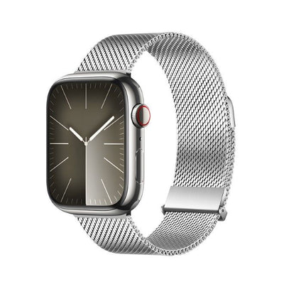 Dux Ducis Pro Armband 42 mm, 44 mm, 45 mm, 49 mm, Edelstahl für Apple Watch Serie - Silber
