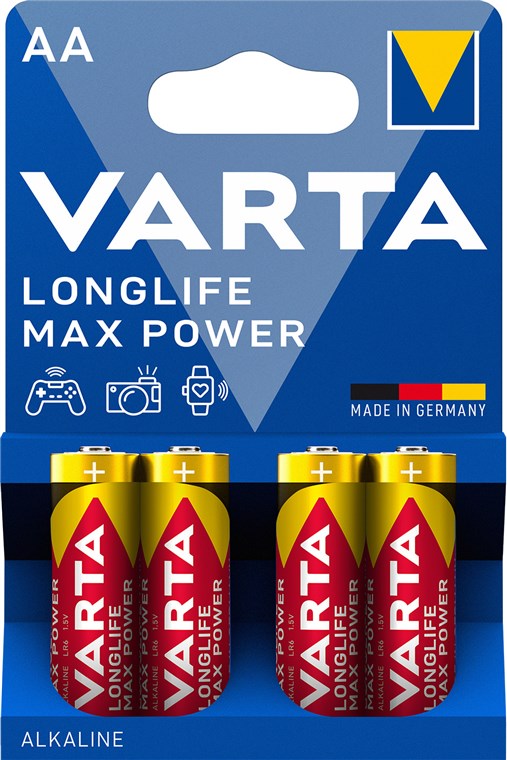 VARTA Longlife Max Power AA - (4 Stück)