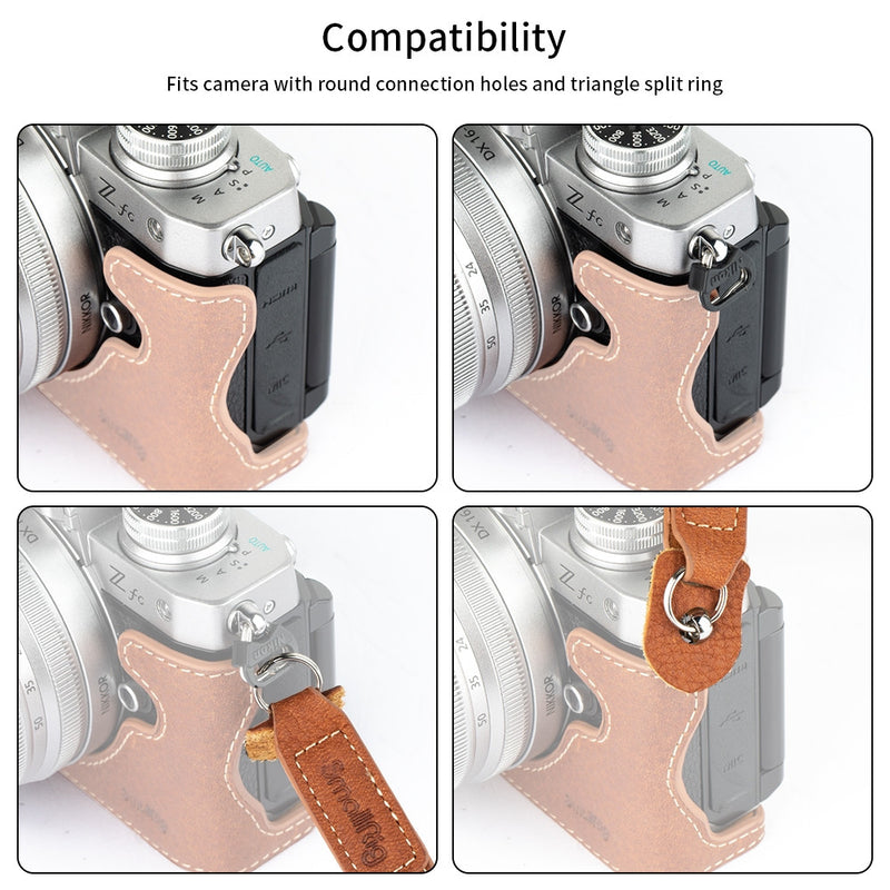 SmallRig Kameragurt aus Leder für den Hals 3485