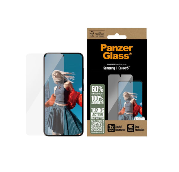 PanzerGlass Ultra-Wide Fit (1 Stück), Samsung Galaxy S25