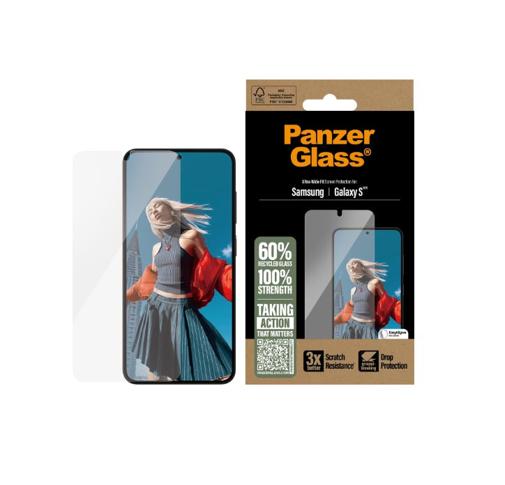PanzerGlass Ultra-Wide Fit (1 Stück), Samsung Galaxy S25