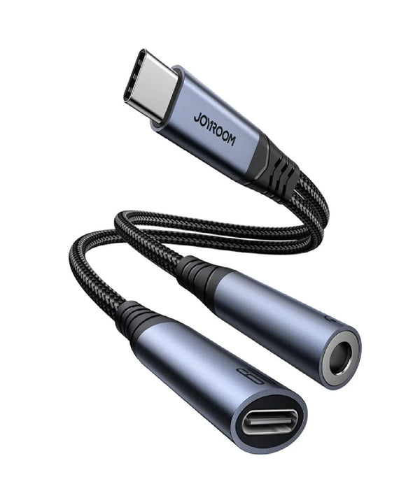 Joyroom USB-C auf USB-C + 3.5mm Audioadapter (SY-C02)