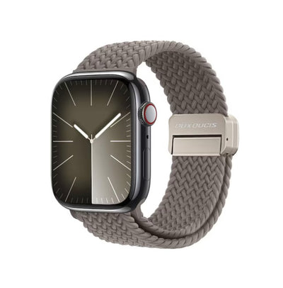 Dux Ducis Mixture Pro Armband für Apple Watch Series 42 mm, 44 mm, 45 mm, 49 mm Nylon – Braun