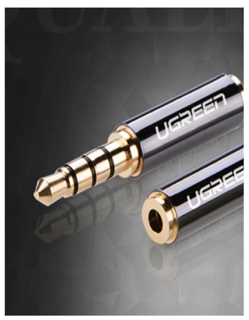 UGREEN 3,5mm Stecker auf 2,5mm Buchse Audioadapter – Schwarz