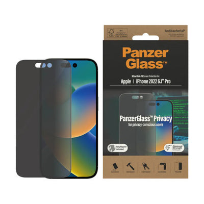 PanzerGlass Ultra Wide Fit Privacy 1 Stück, iPhone 14 Pro Max