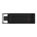 Kingston Pendrive / USB Stick 32Gb Type-C 3.2 DT70/32GB (Schwarz)