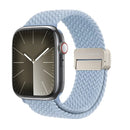 Dux Ducis Mixture Pro Armband für Apple Watch Series 38 mm, 40 mm, 41 mm Nylon – Hellblau