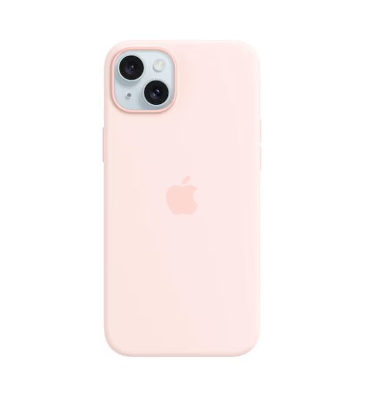 iPhone 15 Plus Apple Silikonhülle mit MagSafe MT143ZM/A - Pink