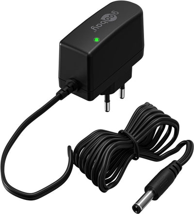 Goobay 12V Netzteil 12W / 1A - Schwarz