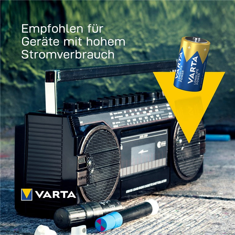 VARTA Longlife Power D - (2 Stück)