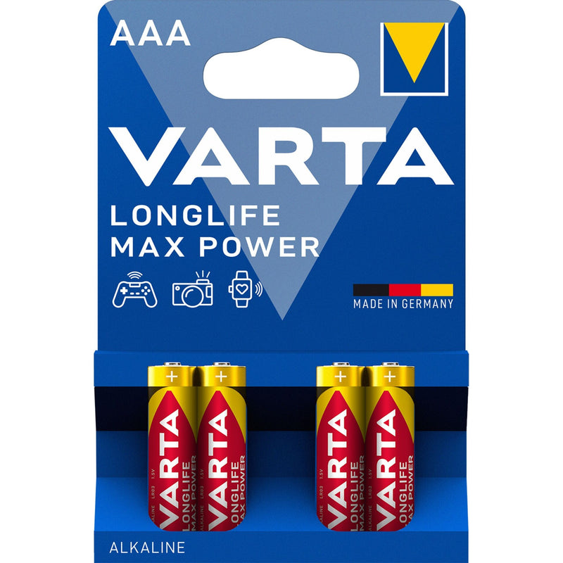 VARTA Longlife Max Power 4703 AAA - (4 Stück)