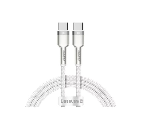 Baseus USB-C auf USB-C Kabel 1m USB 2.0 Weiß (CATJK-C02)