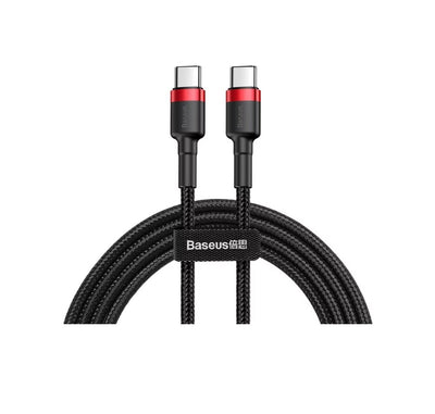 Baseus USB-C auf USB-C Kabel 1m USB 2.0 Schwarz (CATKLF-G91)