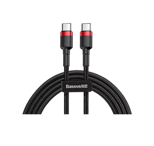 Baseus USB-C auf USB-C Kabel 1m USB 2.0 Schwarz (CATKLF-G91)