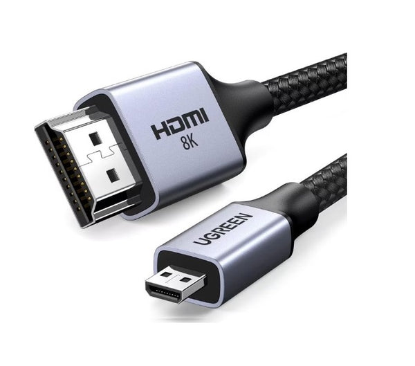 UGREEN HDMI auf Micro HDMI Kabel 2 m (Typ A auf D) – Schwarz