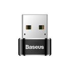 Baseus USB-A auf USB-C Adapter 1.7cm Schwarz (CAAOTG-01)