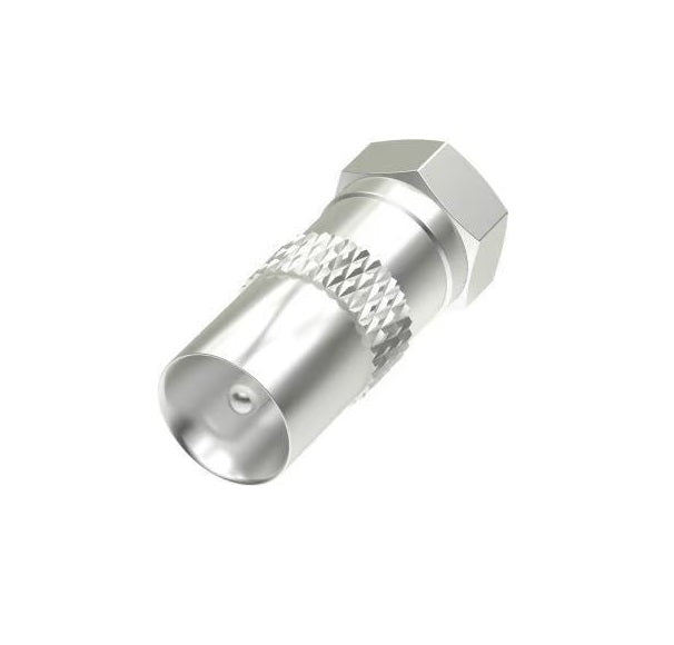 Hama SAT-Adapter – F-Stecker auf Koax-Stecker für Satellitenverbindung
