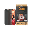 PanzerGlass Privacy Ultra-Wide Fit Displayschutz mit EasyAlign (1 Stück) für iPhone 15
