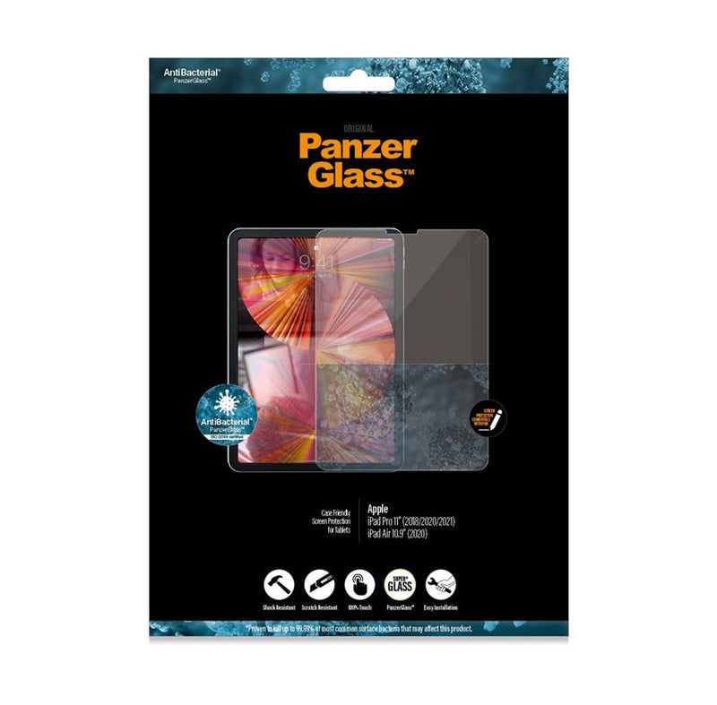 PanzerGlass Displayschutz 1 Stück, iPad Pro 11 2020 (2. Gen), iPad Pro 11 2021 (3. Gen), iPad Air 2020 (4. Gen), iPad Air 2022 (5. Gen), iPad Pro 11 2018 (1. Gen)