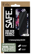 PanzerGlass SAFE. Privacy Displayschutz Ultra-Wide Fit (1 Stück), Samsung Galaxy S25, Samsung Galaxy S24