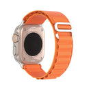 Dux Ducis Sport Schnallenband 45 mm, 42 mm, 49 mm, 44 mm, Nylon für Apple Watch Serie - Orange