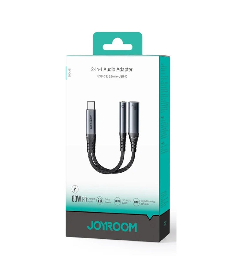 Joyroom USB-C auf USB-C + 3.5mm Audioadapter (SY-C02)